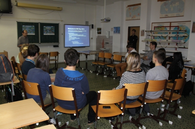 GisDay 2013 na Gymnáziu Vlašim