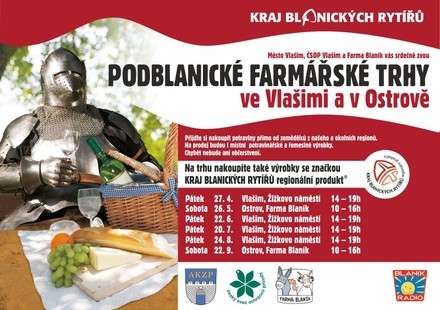 Podblanické farmářské trhy už se blíží